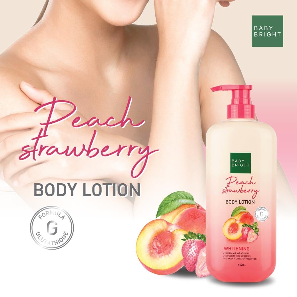 Amazon.com : Baby Bright Peach Strawberry Body Lotion SPF30 PA+++